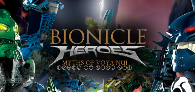 Affiche Bionicle Heroes Myths of Voya Nui
