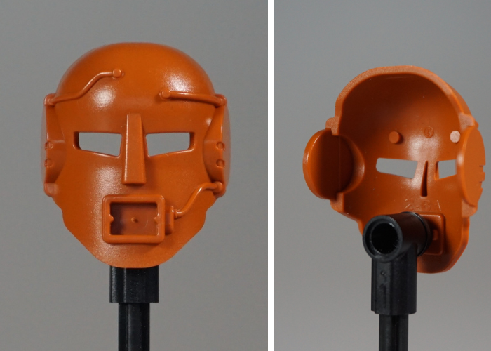 Pièce BIONICLE : Un masque Mahiki en orange sombre (2001)